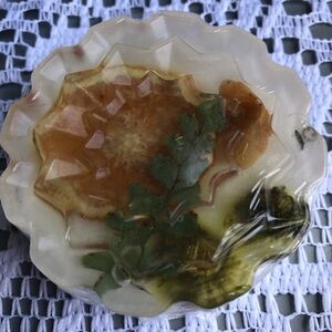 Artisan Botanical Soap with Citrus and Fern with crystal